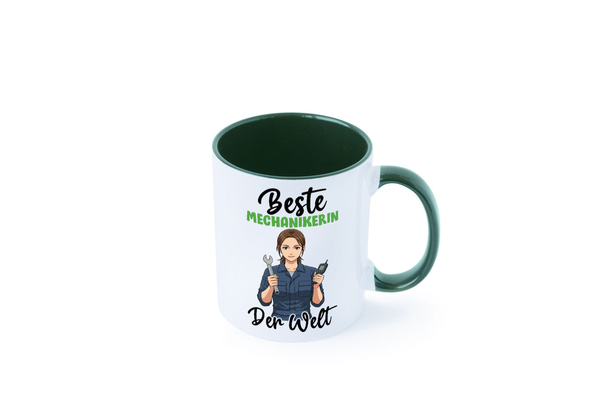 Beste Mechanikerin | KFZ v2 Humor Geschenkidee Tasse