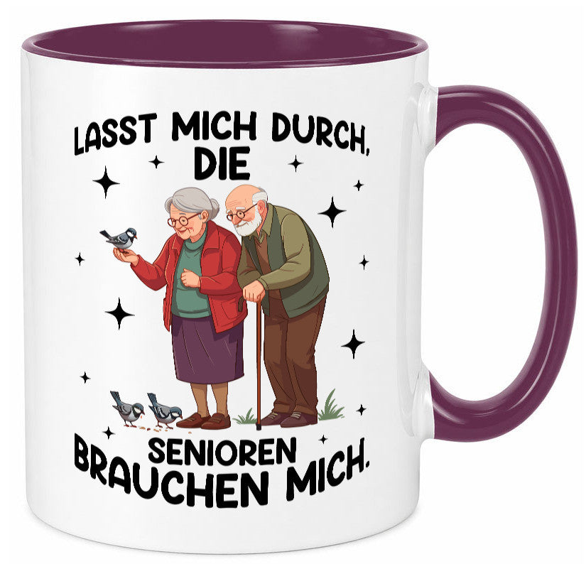 Senioren brauchen mich | Altenpflege Pflegekraft lustiger Spruch Geschenk Humor