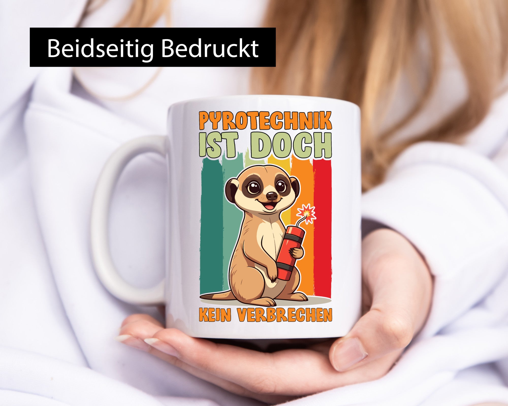 Pyrotechniker ist doch kein Verbrechen | Feuerwerk Geschenkidee Humor Tasse