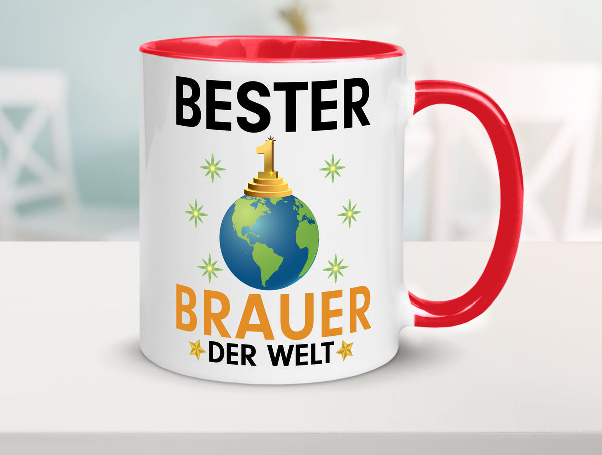 Welt Bester Brauer | Bier Brauerei Geschenk Humor Geschenkidee lustiger Spruch Tasse