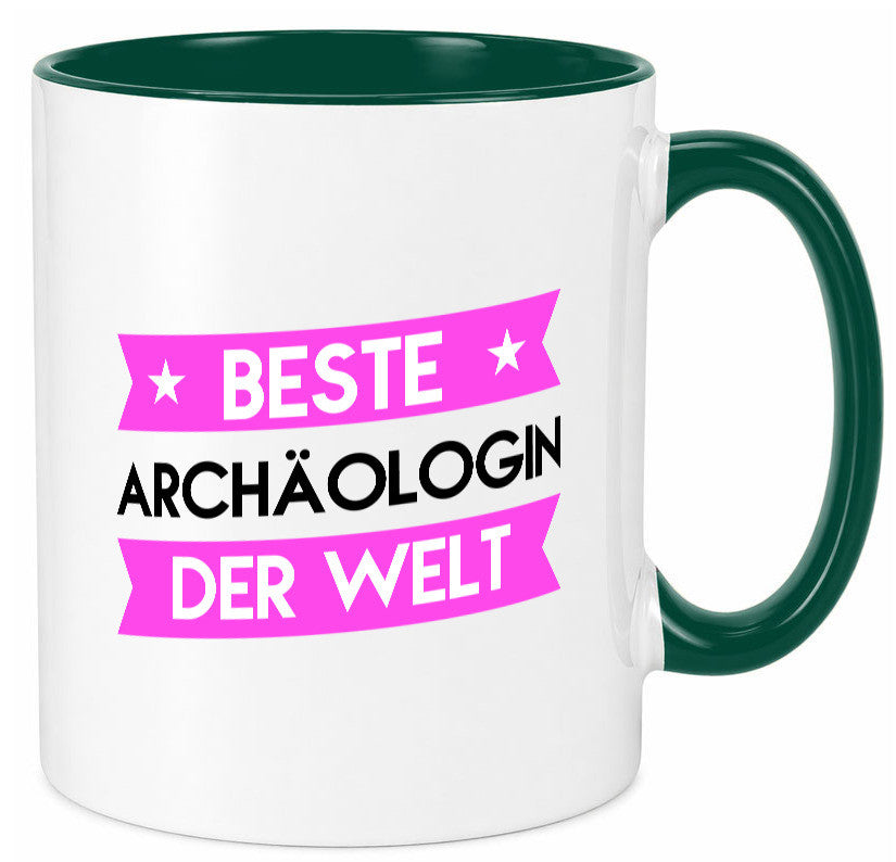 Beste Archäologin| Archäologie | Forscherin Humor Geschenkidee Tasse