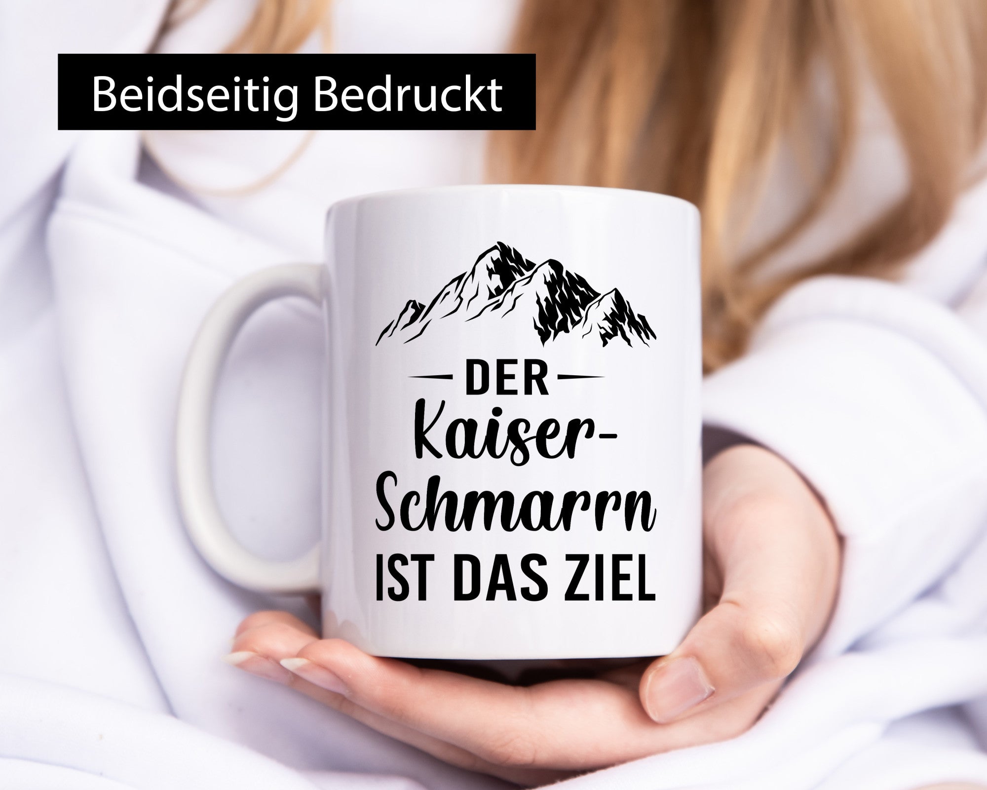 Kaiserschmarrn ist das Ziel | Berge Humor Geschenkidee Tasse