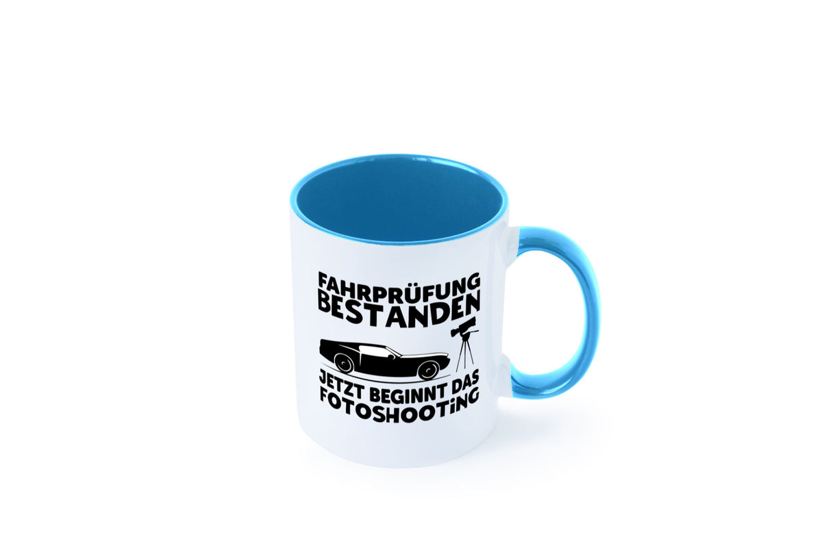 Fahrprüfung bestanden | Autofahren Führerschein Geschenk Humor Geschenkidee Tasse