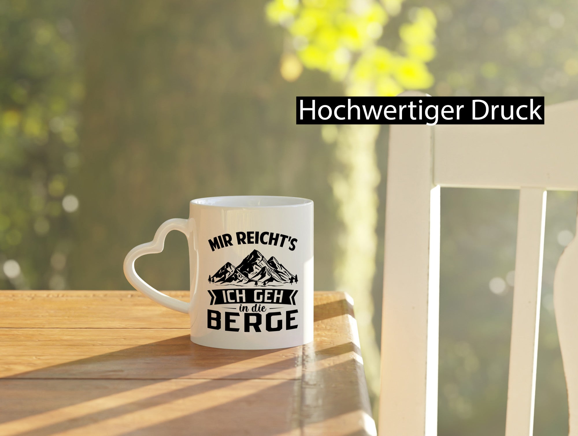 Ich geh in die Berge | Wandern Natur Laufen lustiger Spruch Geschenk Humor