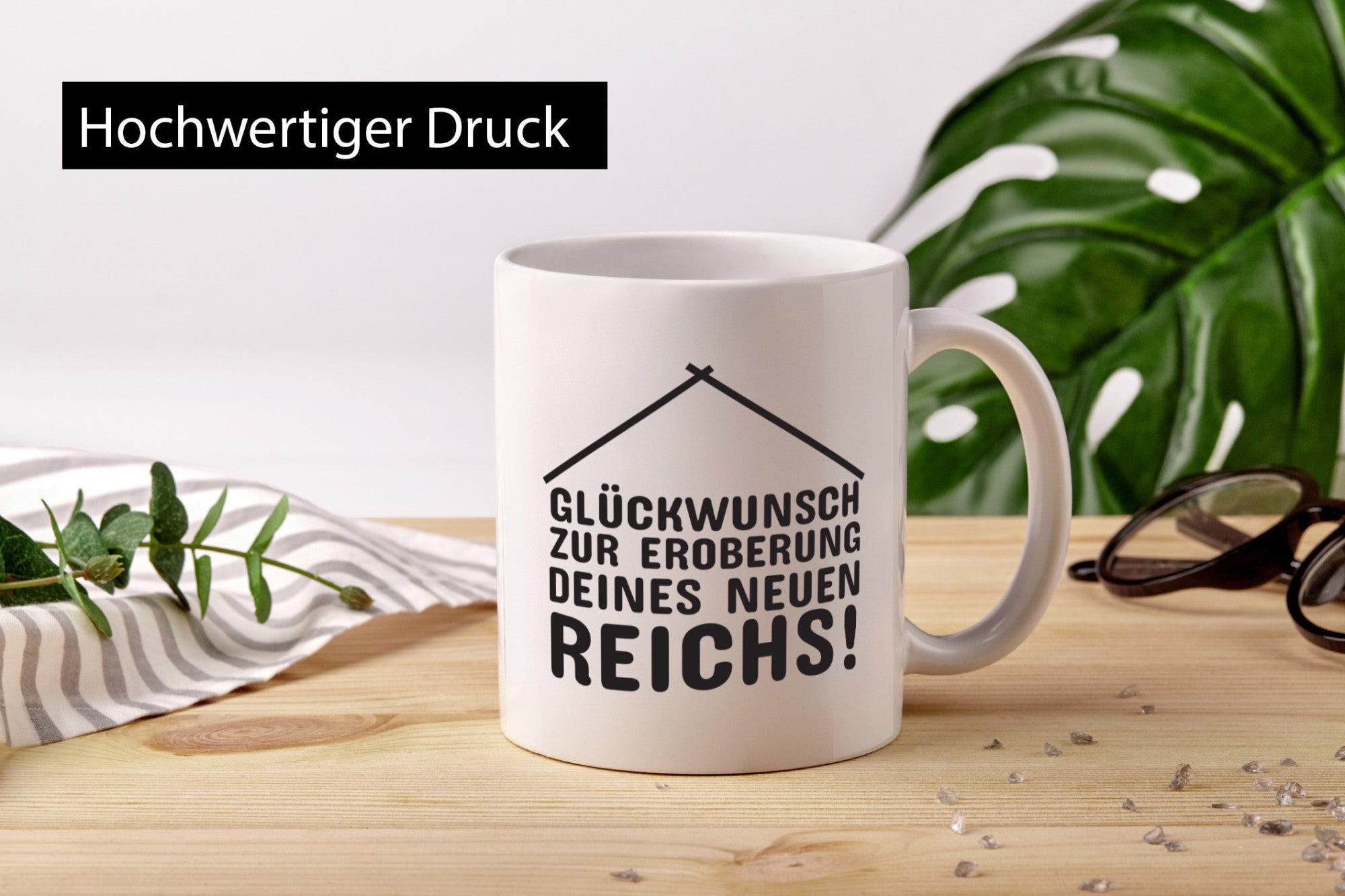 Neue Wohnung | Hausbesitzer Tasse Umzug Eigenheim Humor Geschenkidee