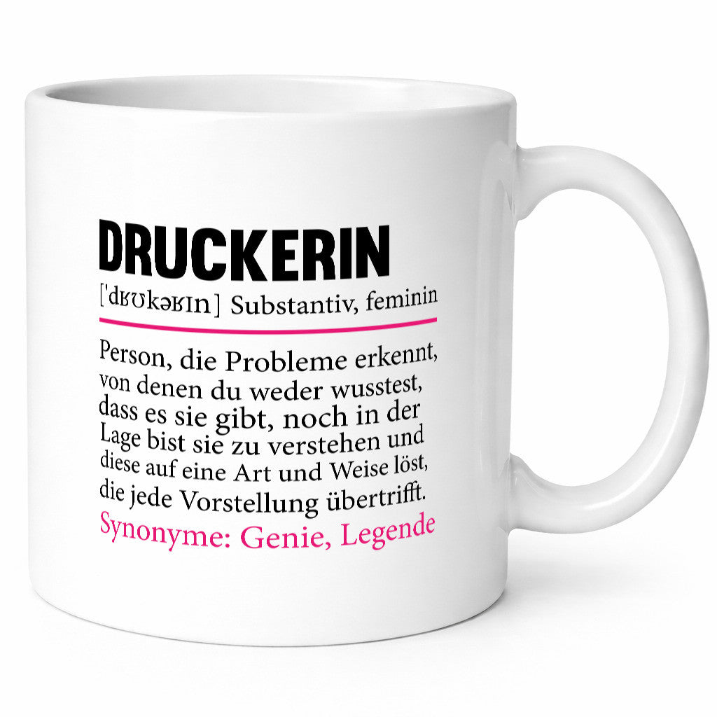 Druckerin | Büro Druckerei Print Medien lustiger Spruch Geschenk Arbeit