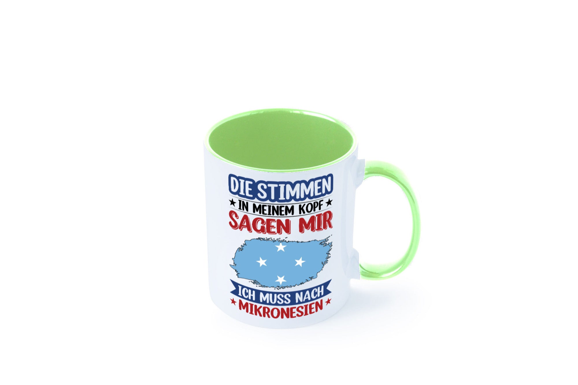 Mikronesien | Urlaub Stimmen in meinem Kopf Traumland Geschenk Humor
