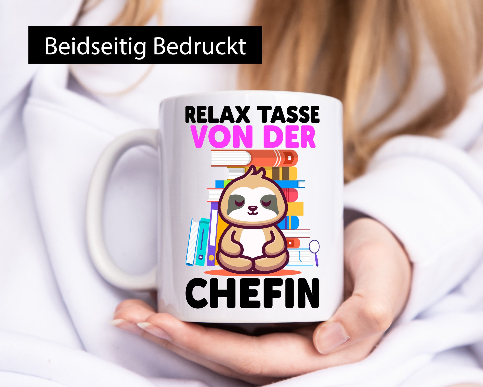 Relax Tasse: Chefin | Führungskraft Vorgesetzte Humor Arbeit Kollegen Büro