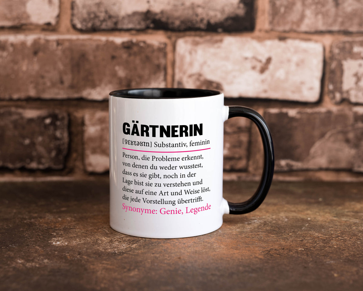 Gärtnerin | lustig Gartenbau Beruf Spruch Geschenk Arbeit Kollegen Büro Tasse