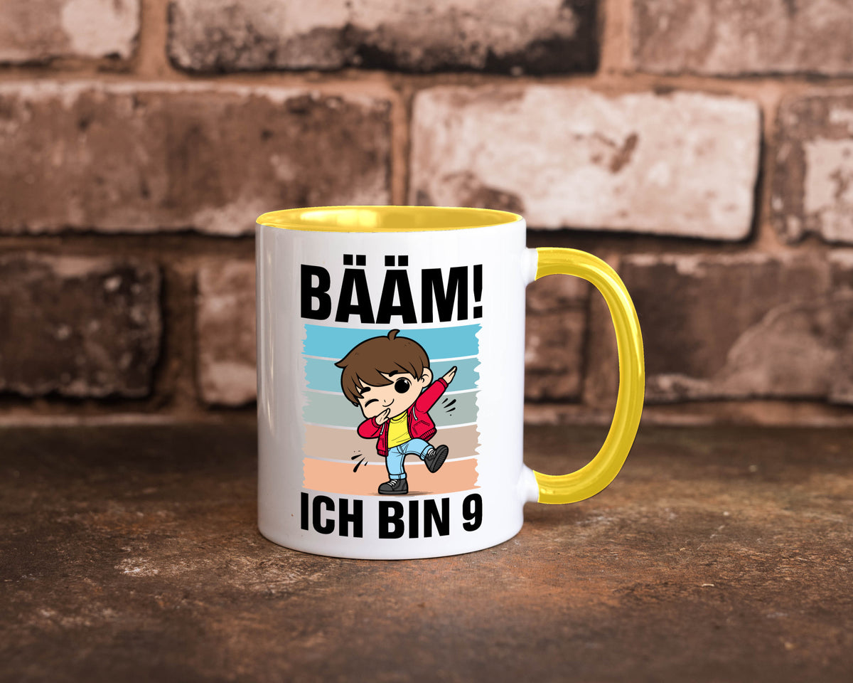 9. Geburtstag | Ich bin 9 Jahre Bäääm Dabbing Kind lustig Geschenkidee Geschenk Tasse