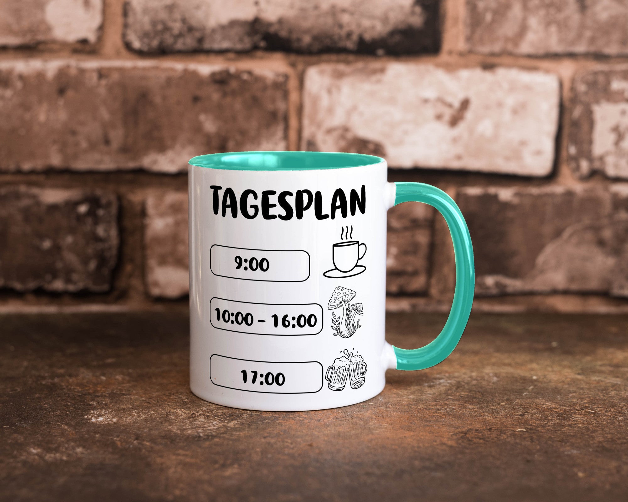 Tagesplan Pilzsammler | Pilze Wald v2 Geschenk Humor Geschenkidee lustiger