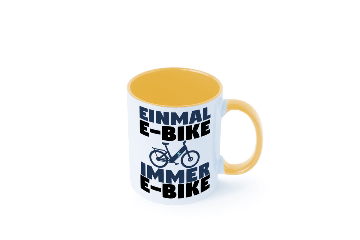 E-Bike Fahrer | Radfahrer Tasse Fahrrad Elektrorad lustiger Spruch Geschenk