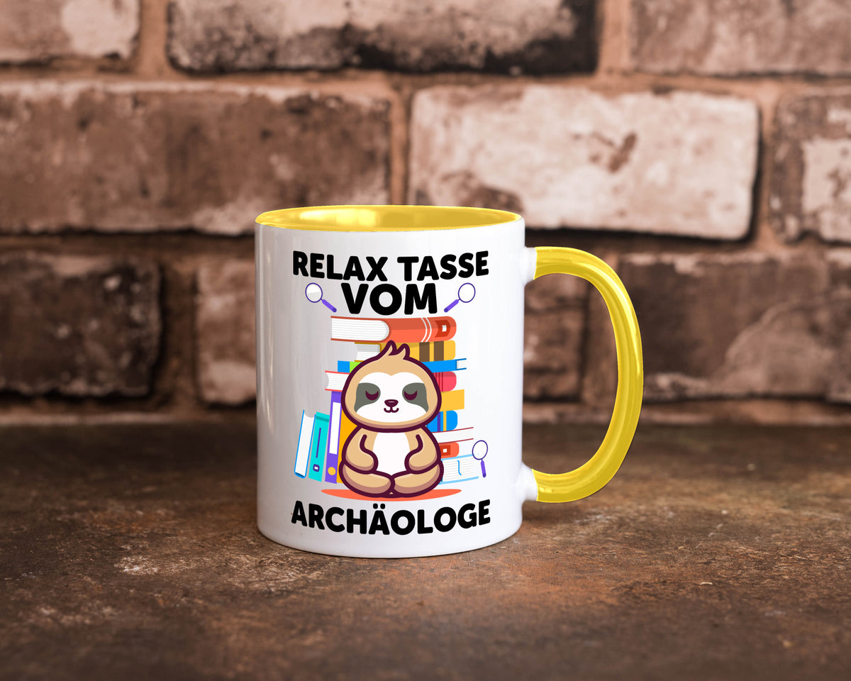 Relax Tasse: Archäologe | Archäologie Forscher lustig Humor Geschenkidee