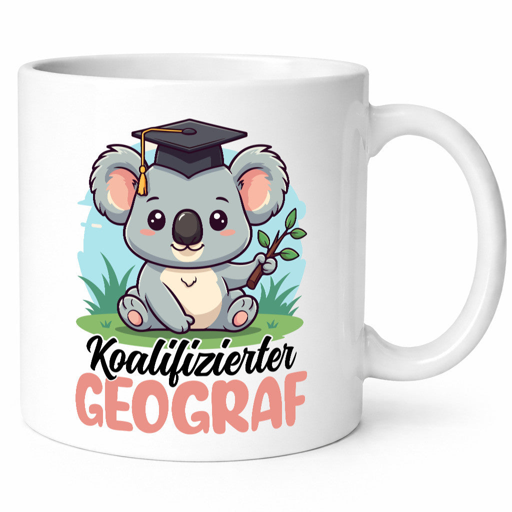 Koalifizierter Geograf | Geografie lustiger Spruch Geschenk Humor Geschenkidee