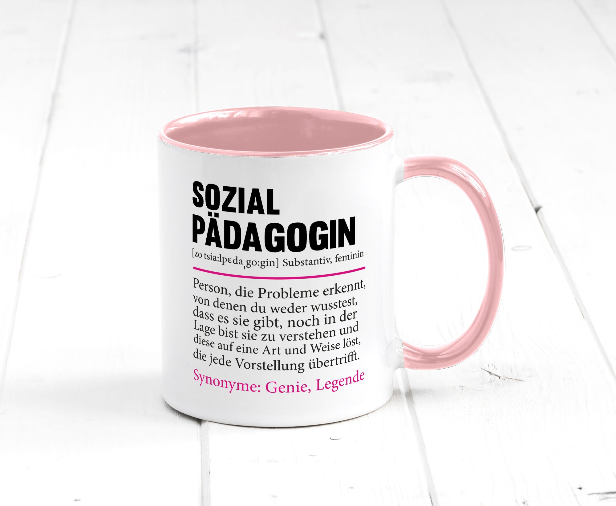 Sozialpädagogin | Spruch lustig Humor Pädagogin v2 Geschenkidee Geschenk Tasse