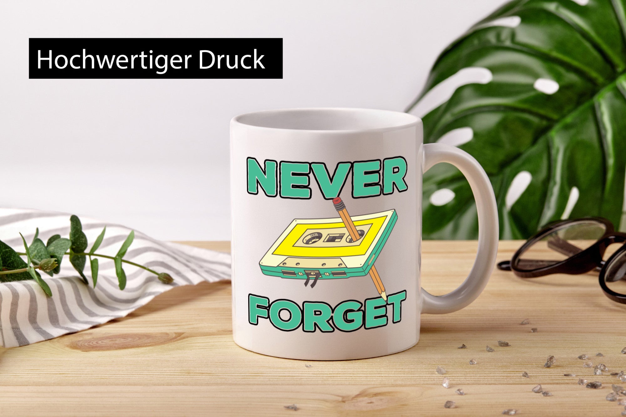 Nie vergessen | Kassetten zurückspulen alte Zeit lustiger Spruch Geschenk Humor