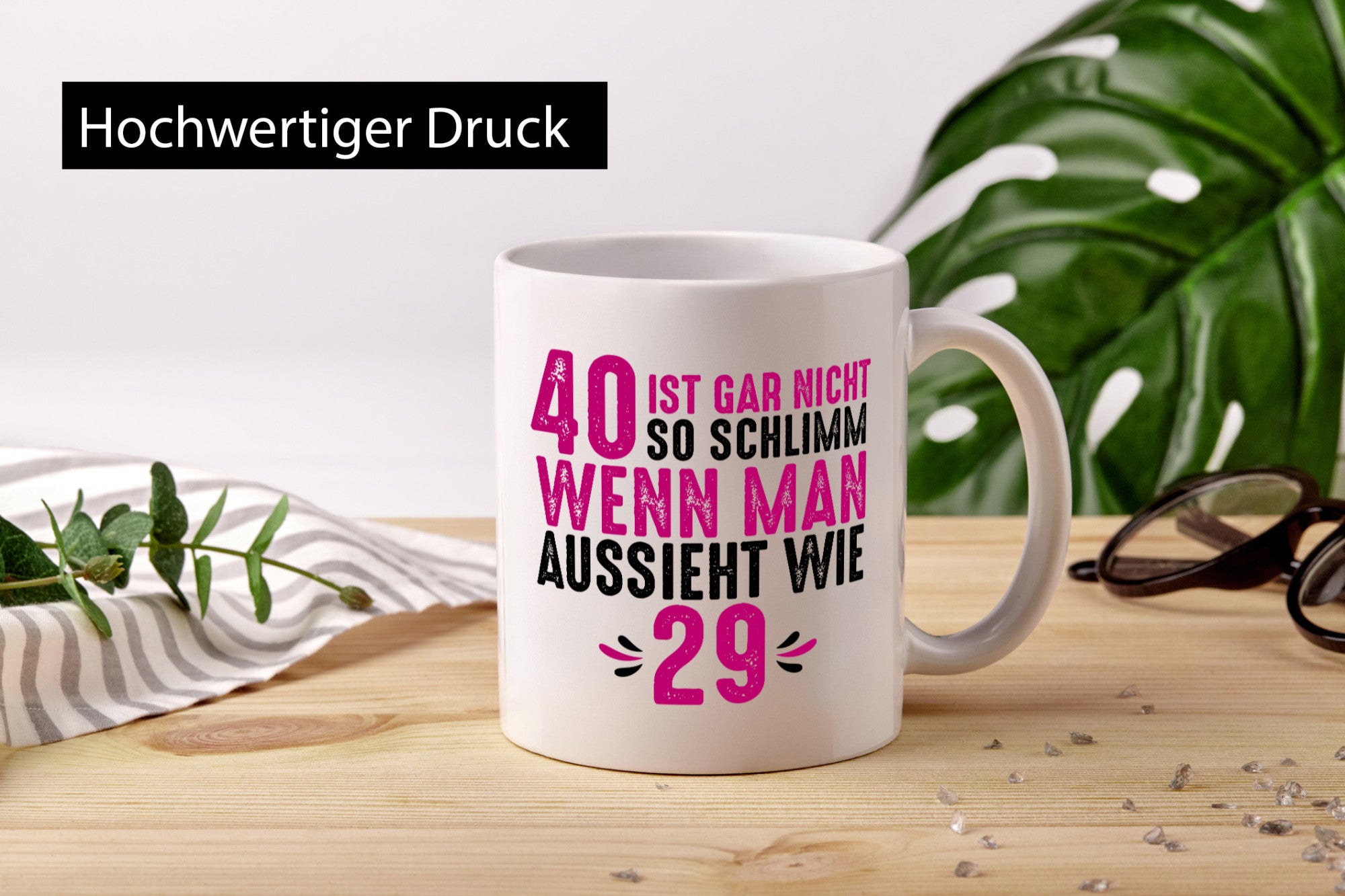 40. Geburtstag | aussehen wie 29 Jung halten Geschenk Geschenkidee lustiger