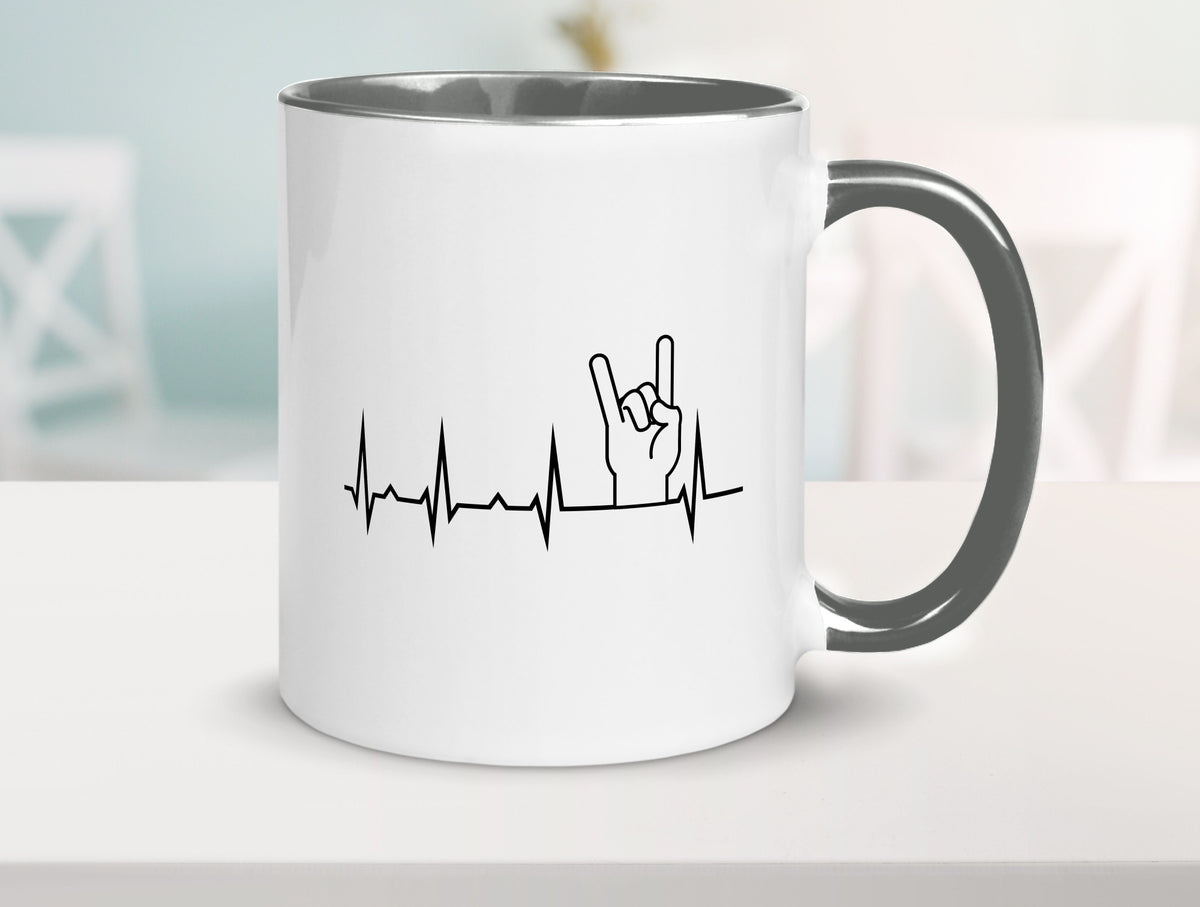 Heavy Metal Motiv | Rocker Musiker Rock Musik Geschenk Humor Geschenkidee Tasse