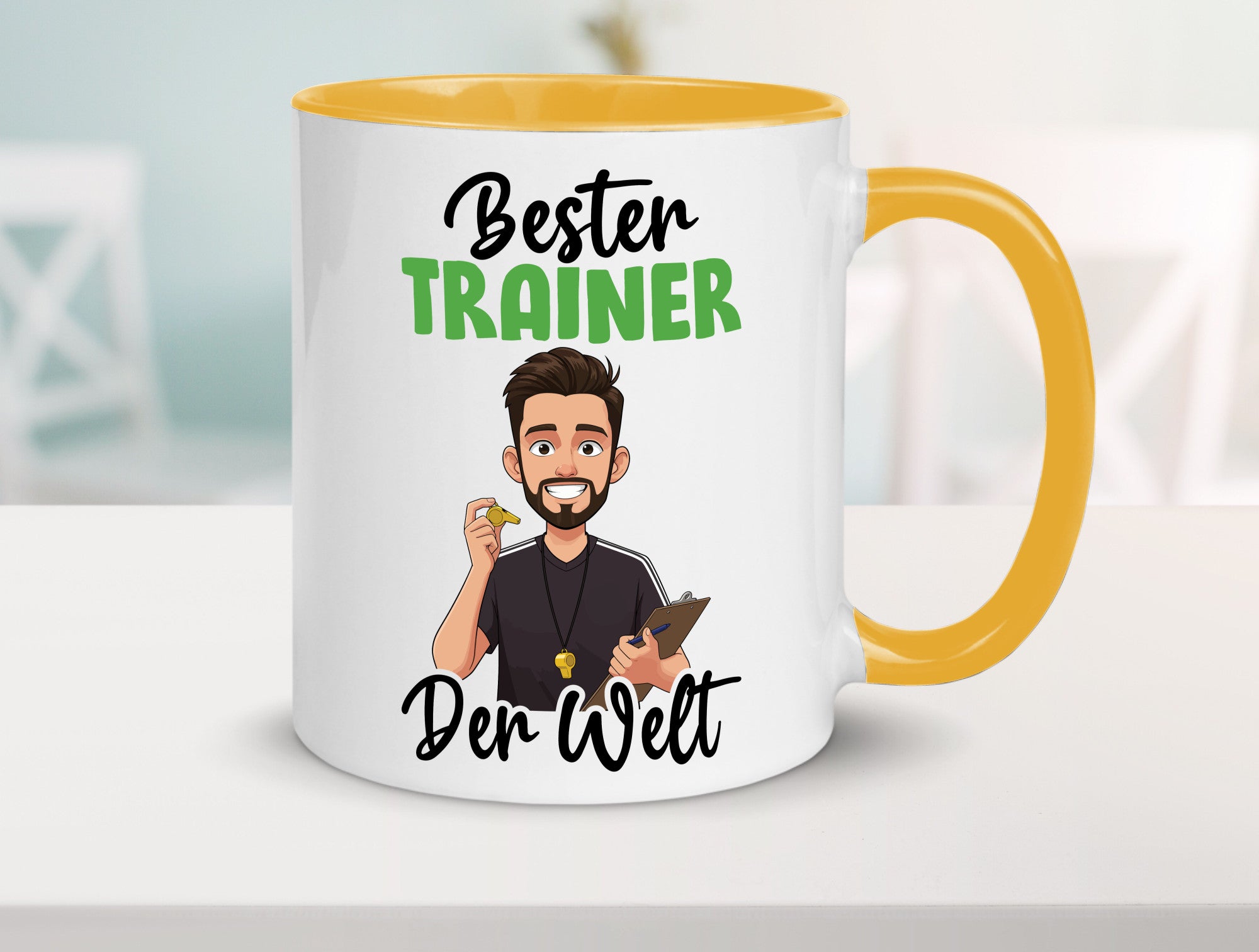 Bester Trainer | Verein Sport v2 Humor Geschenkidee Tasse