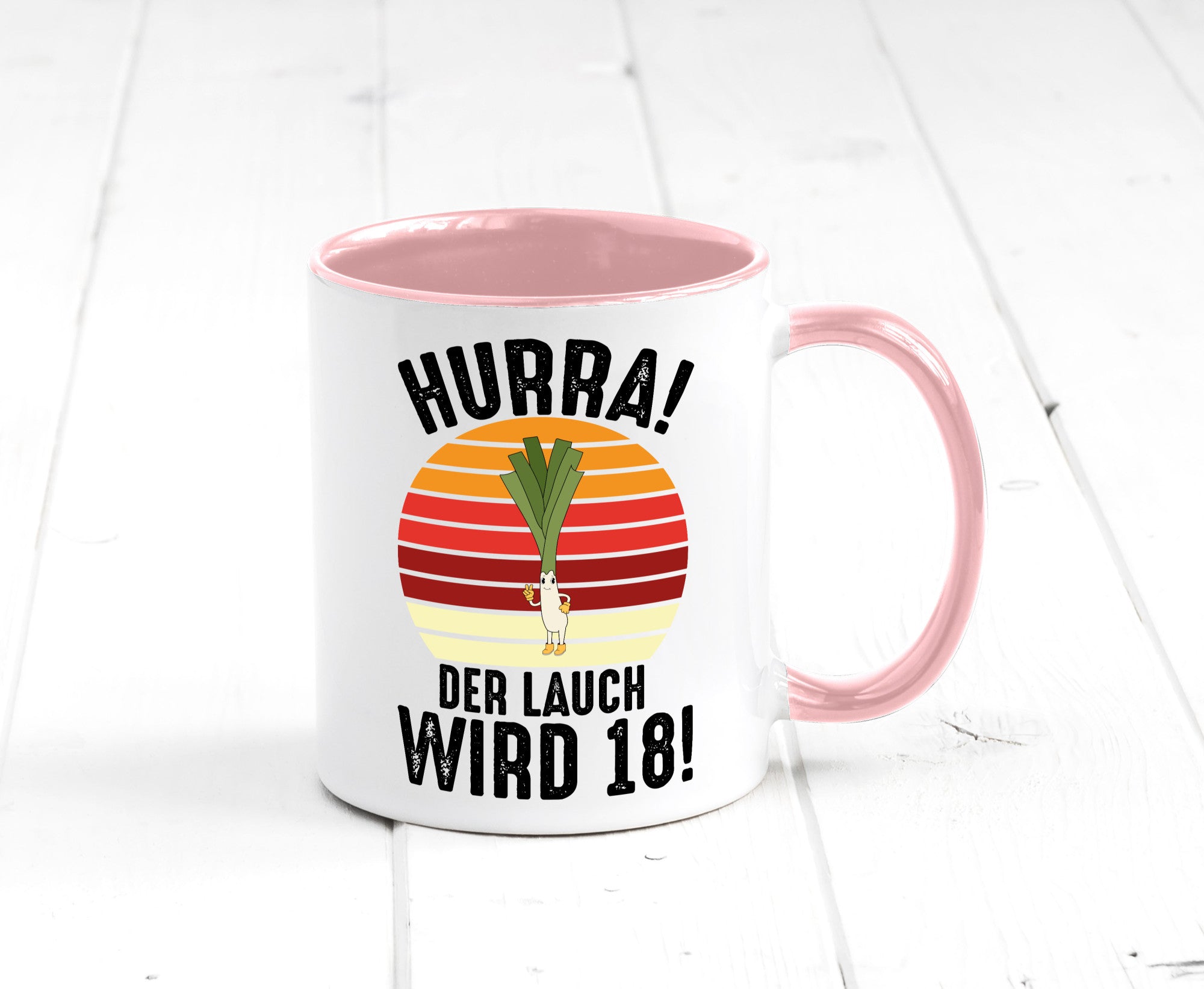 Hurra der lauch wird 18 | 18. Geburtstag Ehrentag lustiger Spruch Geschenk