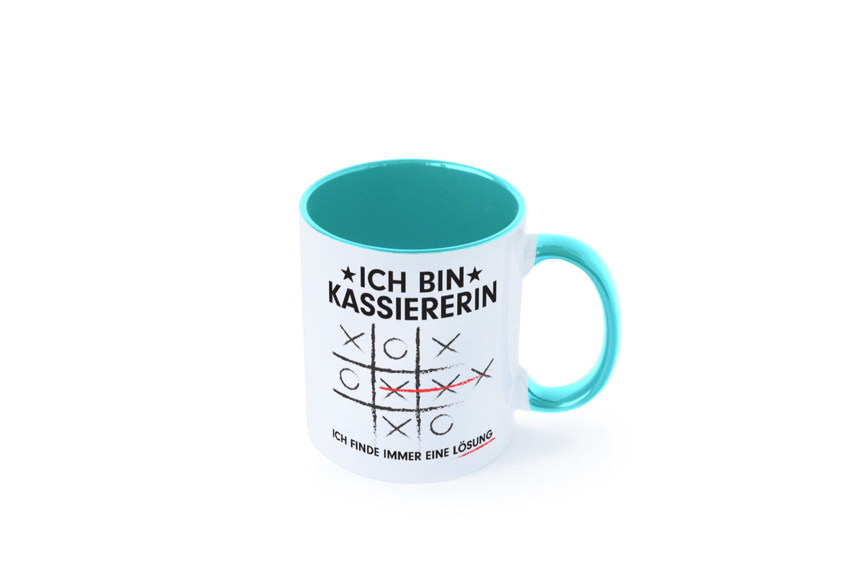Löse Probleme: Kassiererin Geschenkidee Humor Tasse