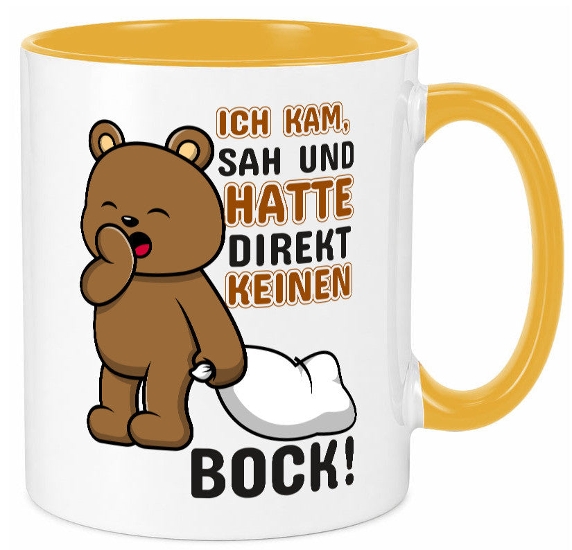 Direkt keinen Bock! | Büro Faultier Morgenmuffel Geschenk Arbeit Kollegen