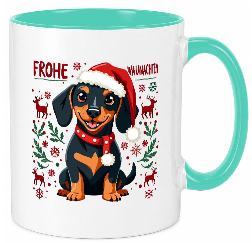 Frohe Waunachten | Ugly Christmas Weihnachtshund v2 Humor Tierliebhaber