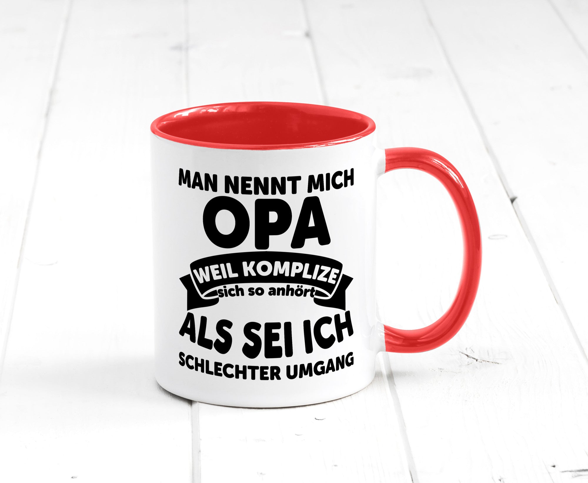 Nenn mich Opa, Komplize schlechter Umgang | Opa Witz Geschenk Familie