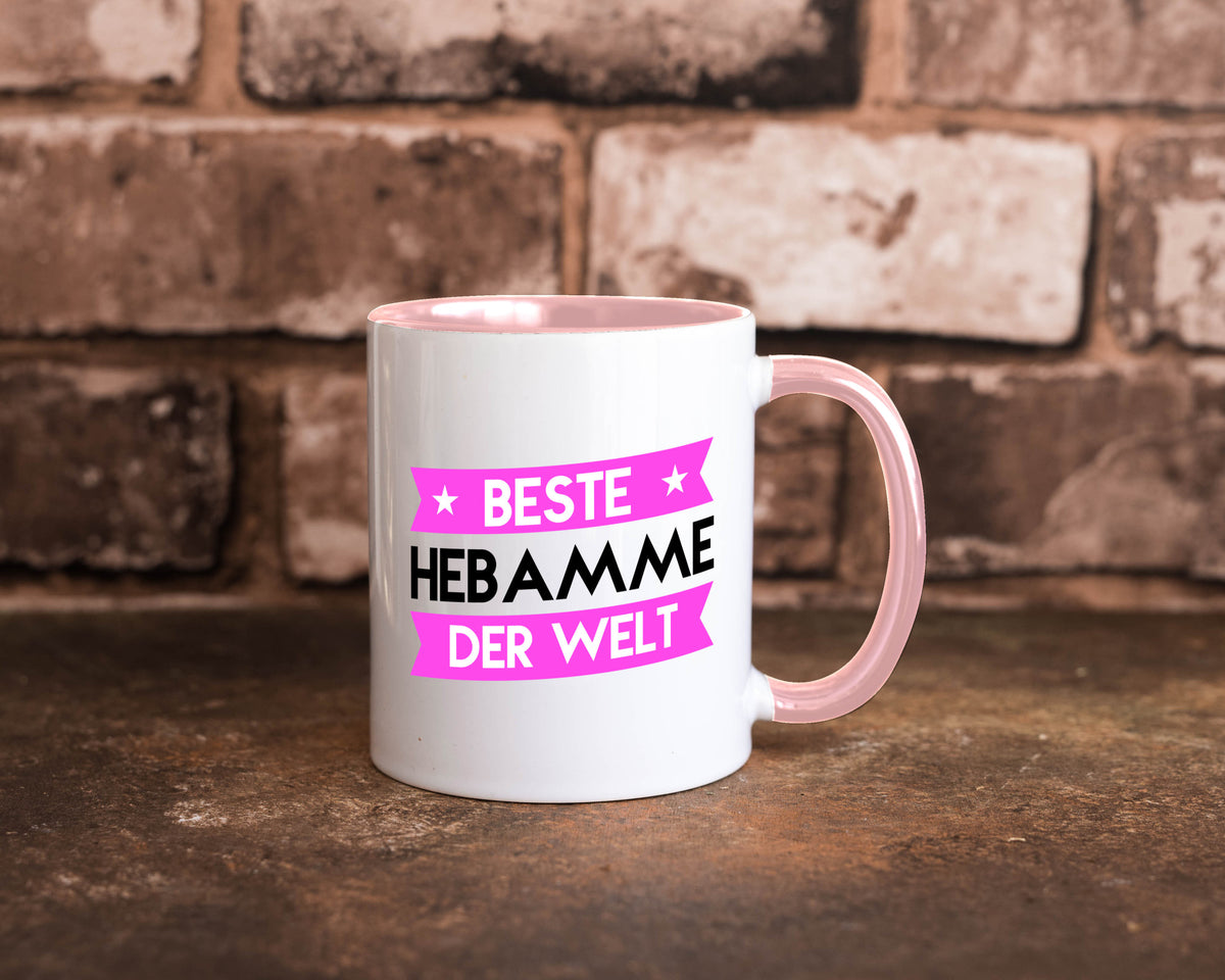 Beste Hebamme | Geburtshilfe lustiger Spruch Geschenk Humor Geschenkidee Tasse