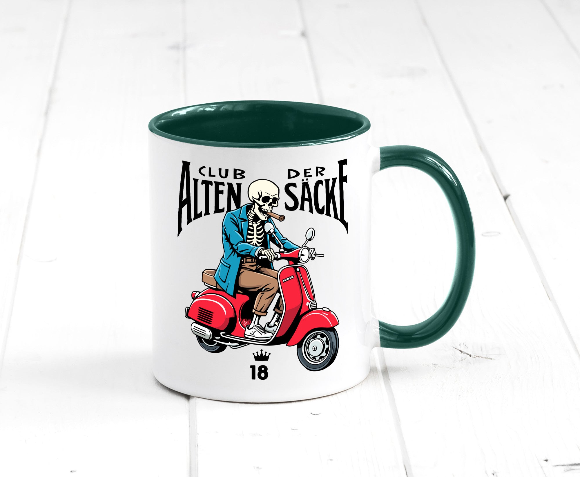 18. Geburtstag | 18 Jahre Club der alten Säcke Geschenkidee Humor Tasse