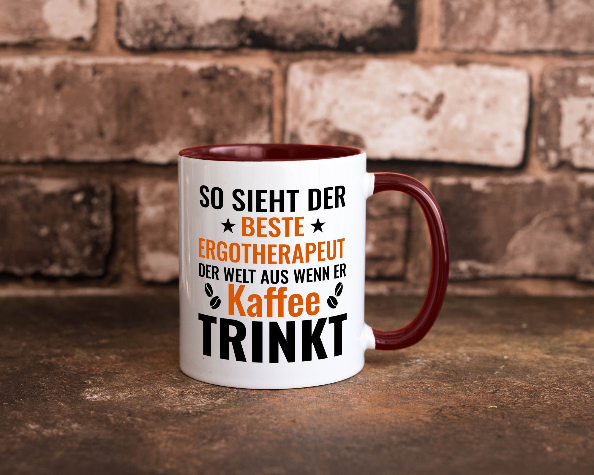 Kaffee trinkt: Ergotherapeut | Ergotherapie lustig Humor Geschenkidee Geschenk