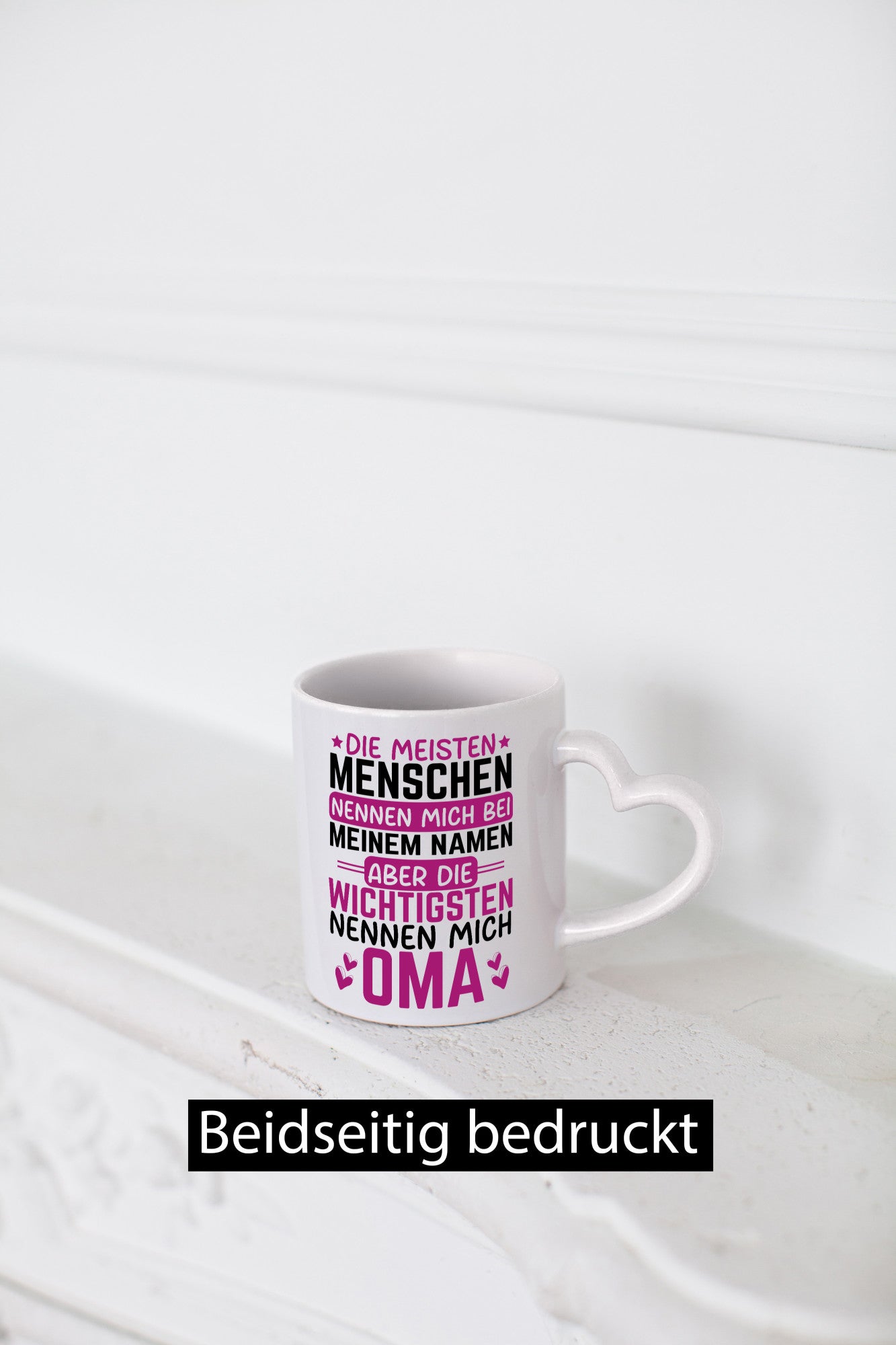 Wichtige Menschen nennen mich Oma | Großmutter Geschenkidee Familie Humor Tasse