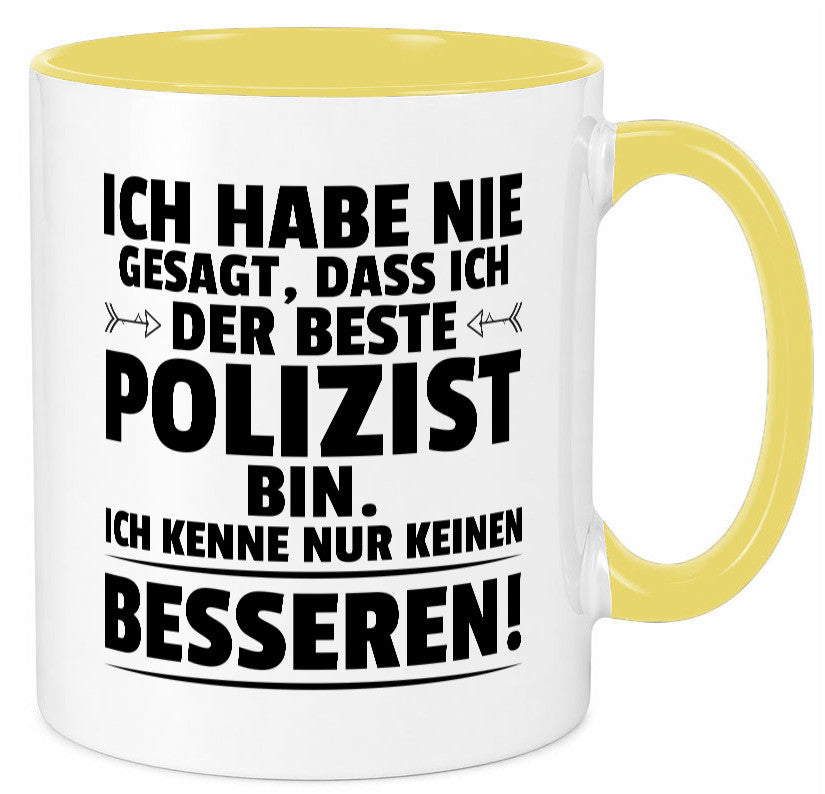 Der Beste Polizist | Polizei Humor Geschenkidee Tasse