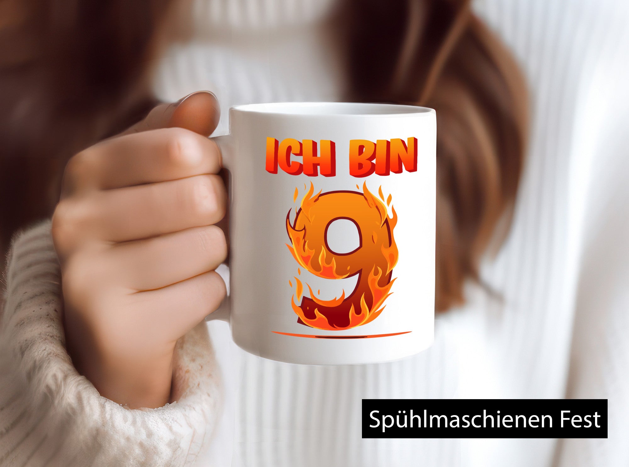 9. Geburtstag | 9 Jahre Drache lustiger Spruch Geschenk Geschenkidee Tasse