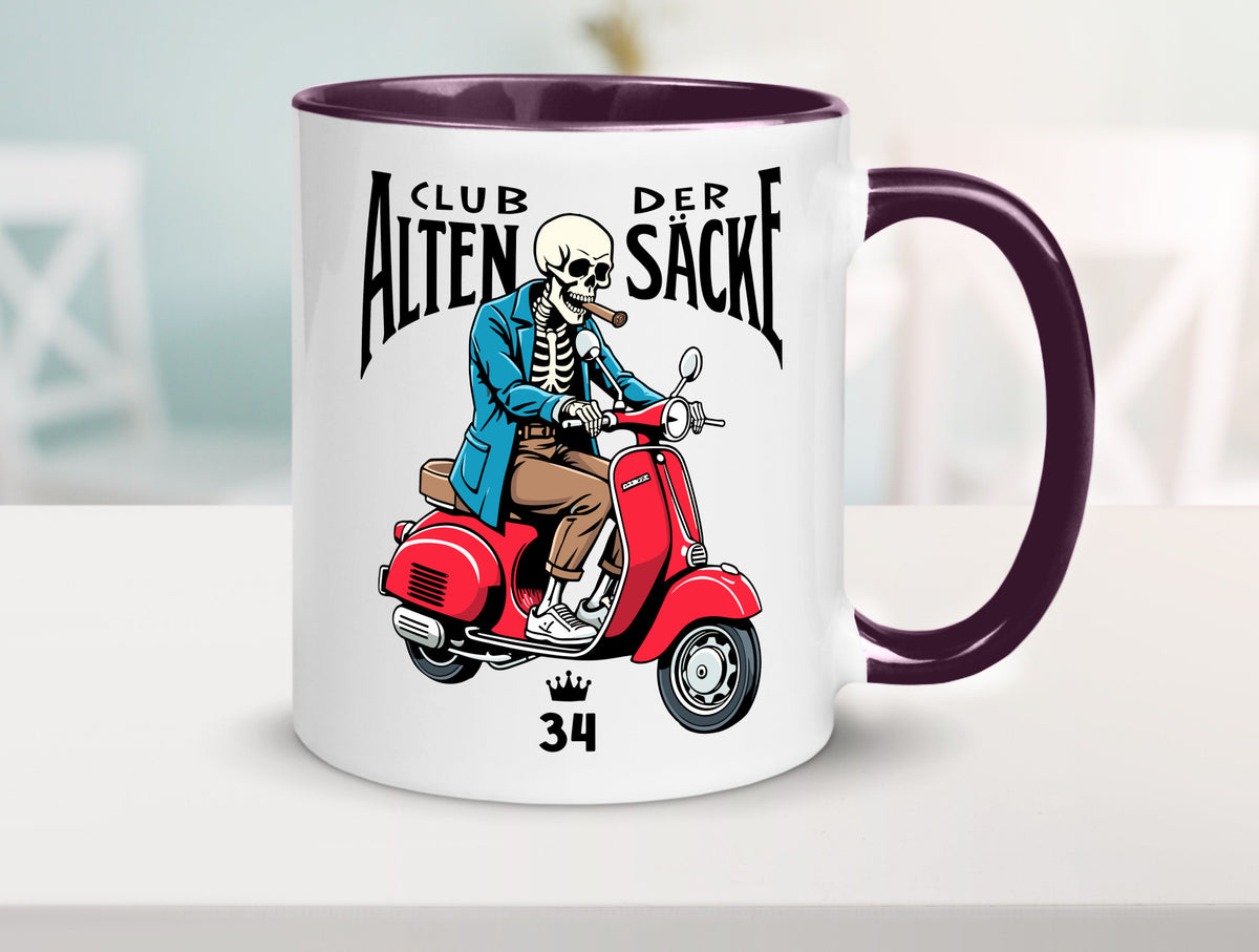 34. Geburtstag | 34 Jahre Club der alten Säcke lustiger Spruch Geschenk Tasse