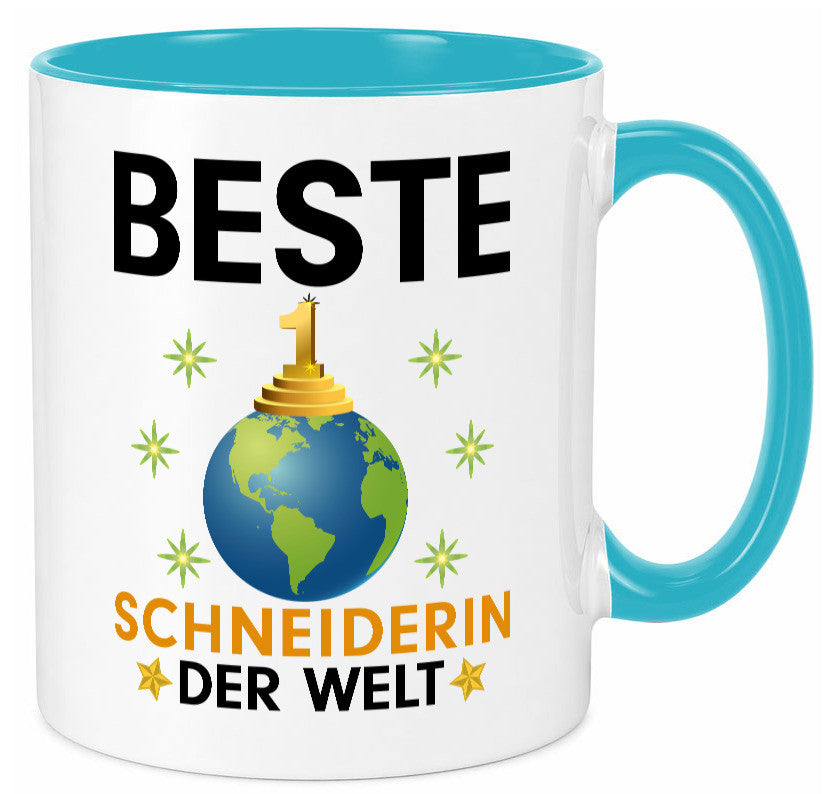 Welt Beste Schneiderin | Beruf Schneiderei lustiger Spruch Geschenk Arbeit Tasse