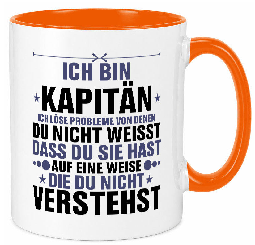 Löse Probleme: Kapitän | Schiffskapitän Schiff v2 Geschenk Humor Geschenkidee