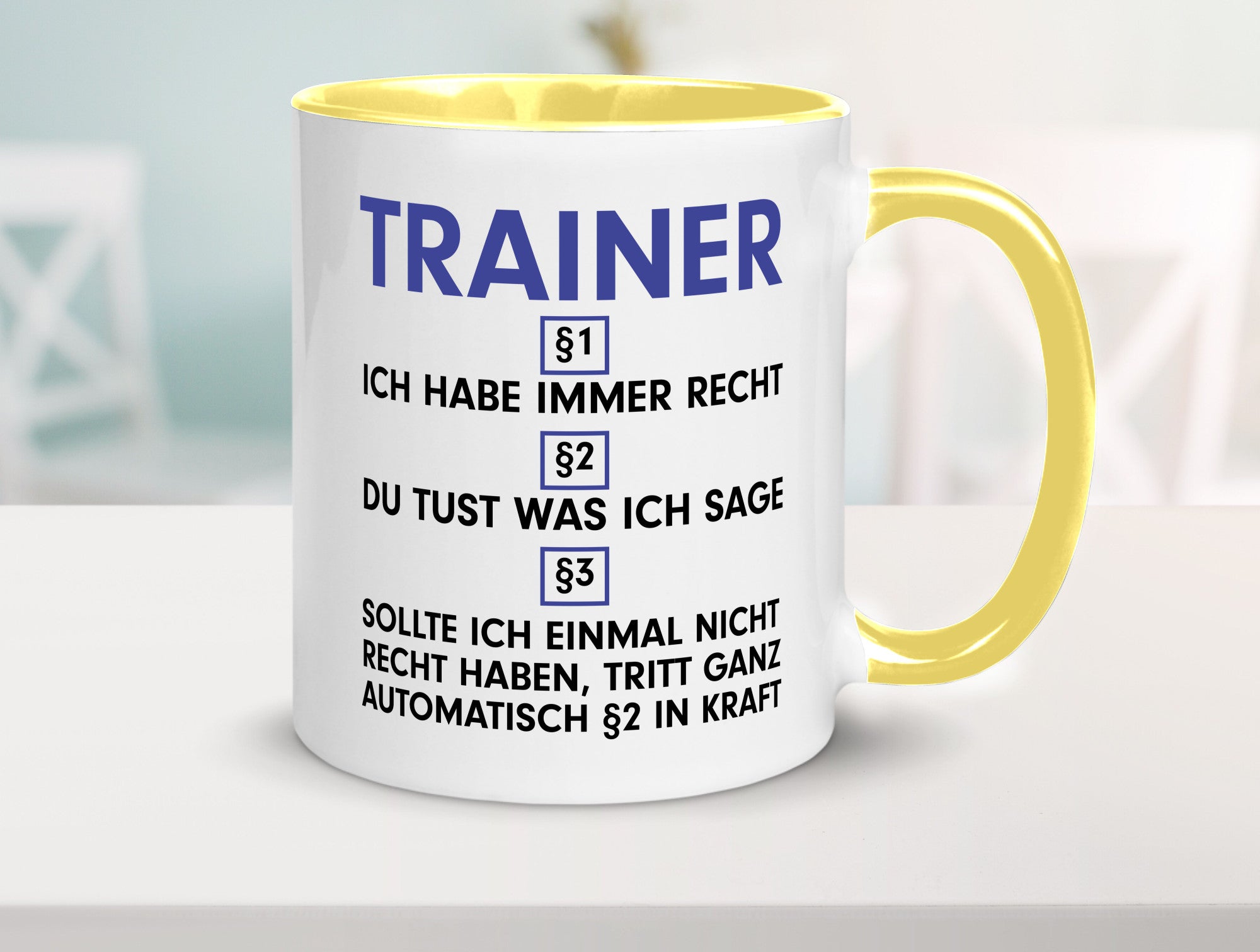 Ich habe immer Recht Trainer | Verein Sport v2 lustig Humor Geschenkidee