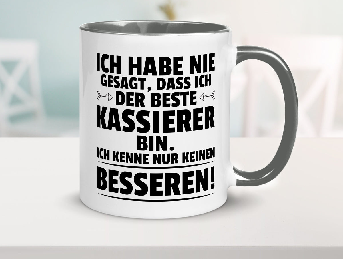 Der Beste Kassierer Geschenk Humor Geschenkidee lustiger Spruch Tasse