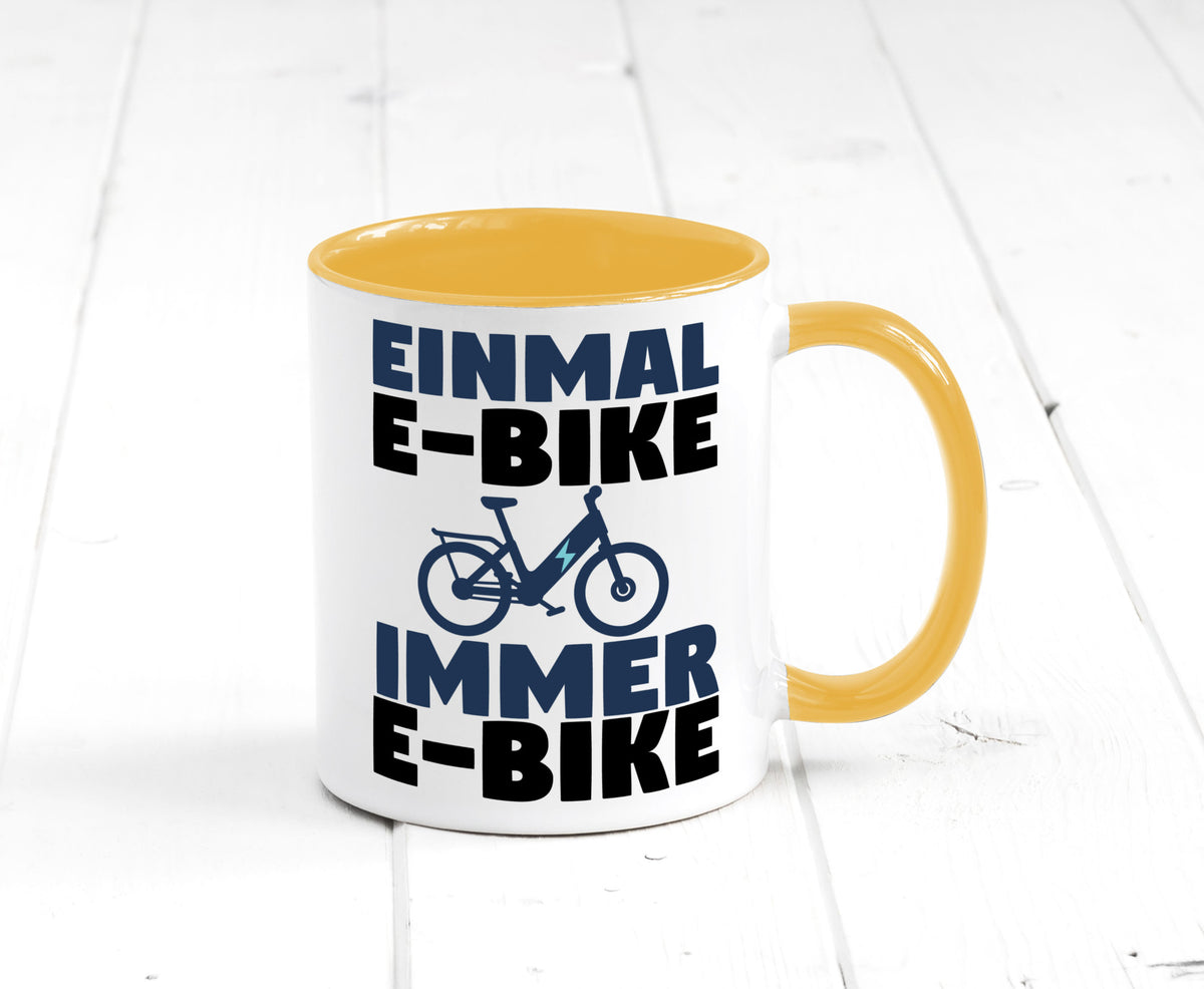 E-Bike Fahrer | Radfahrer Tasse Fahrrad Elektrorad lustiger Spruch Geschenk