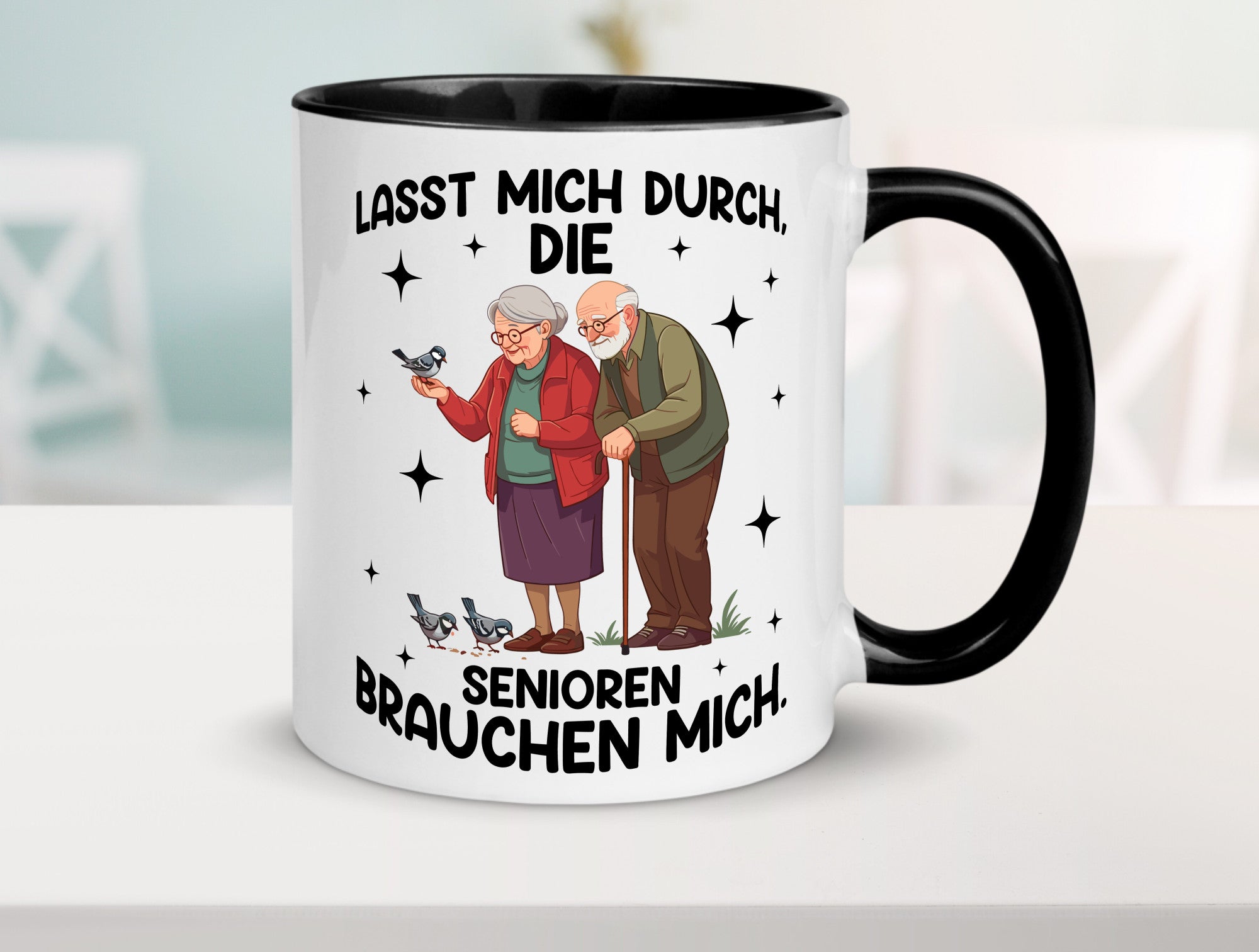 Senioren brauchen mich | Altenpflege Pflegekraft lustiger Spruch Geschenk Humor