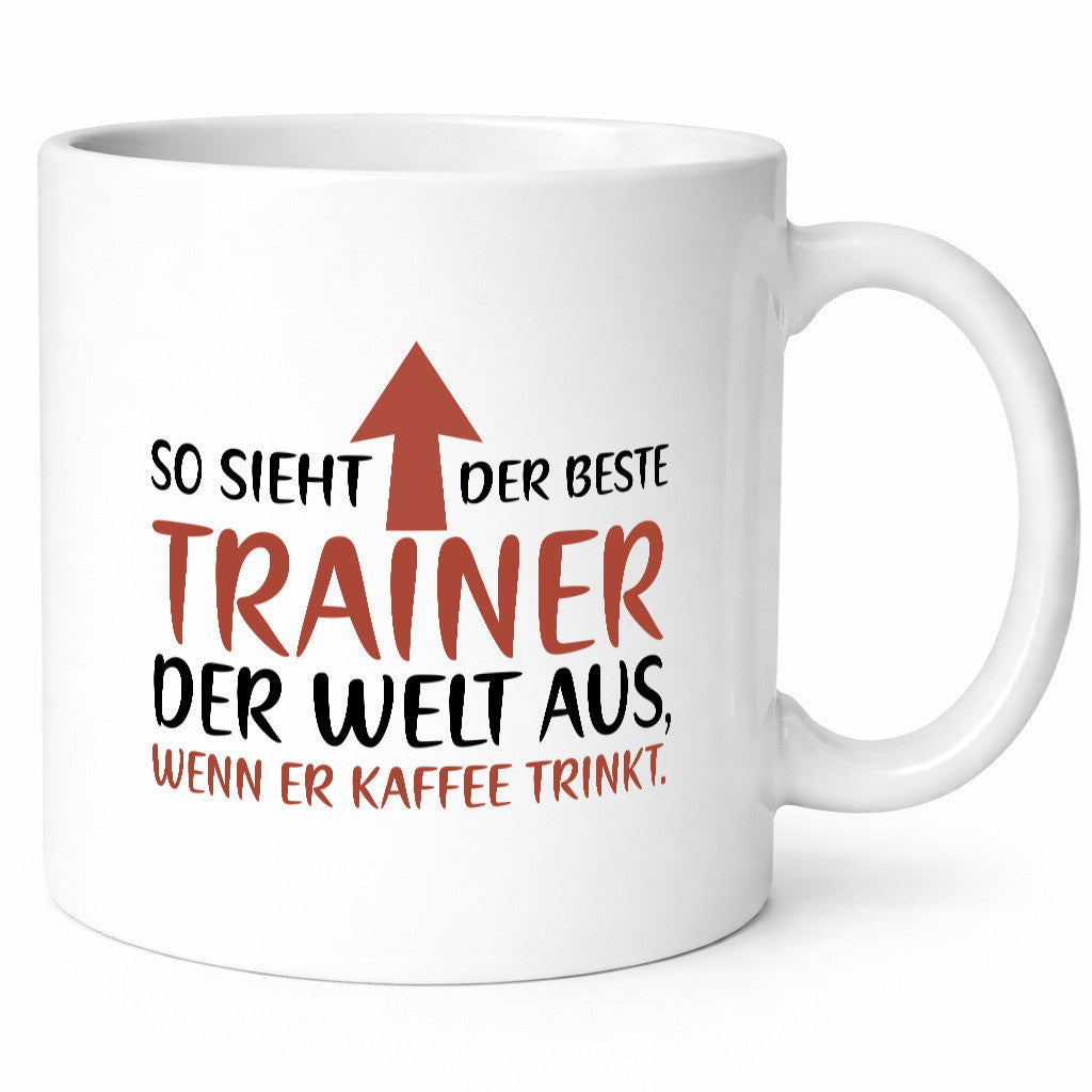So sieht Bester Trainer der Welt aus | Kaffee Humor Geschenkidee Tasse