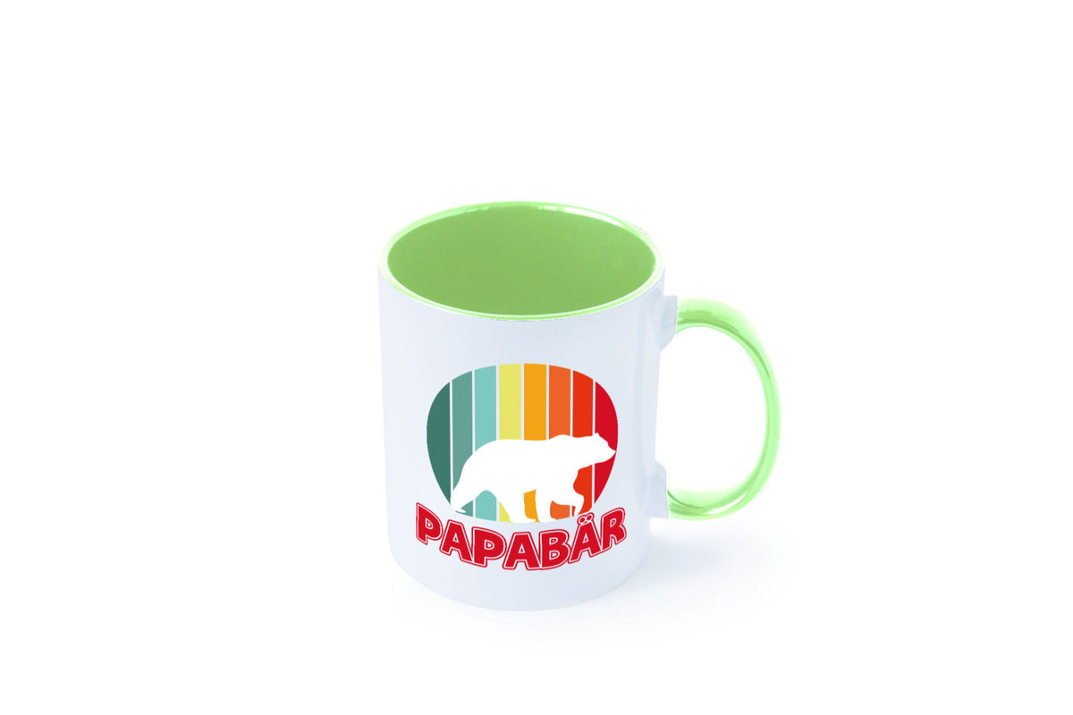 Papabär | Papa Tasse Vater Vatertag Bär lustiger Spruch Geschenk Familie