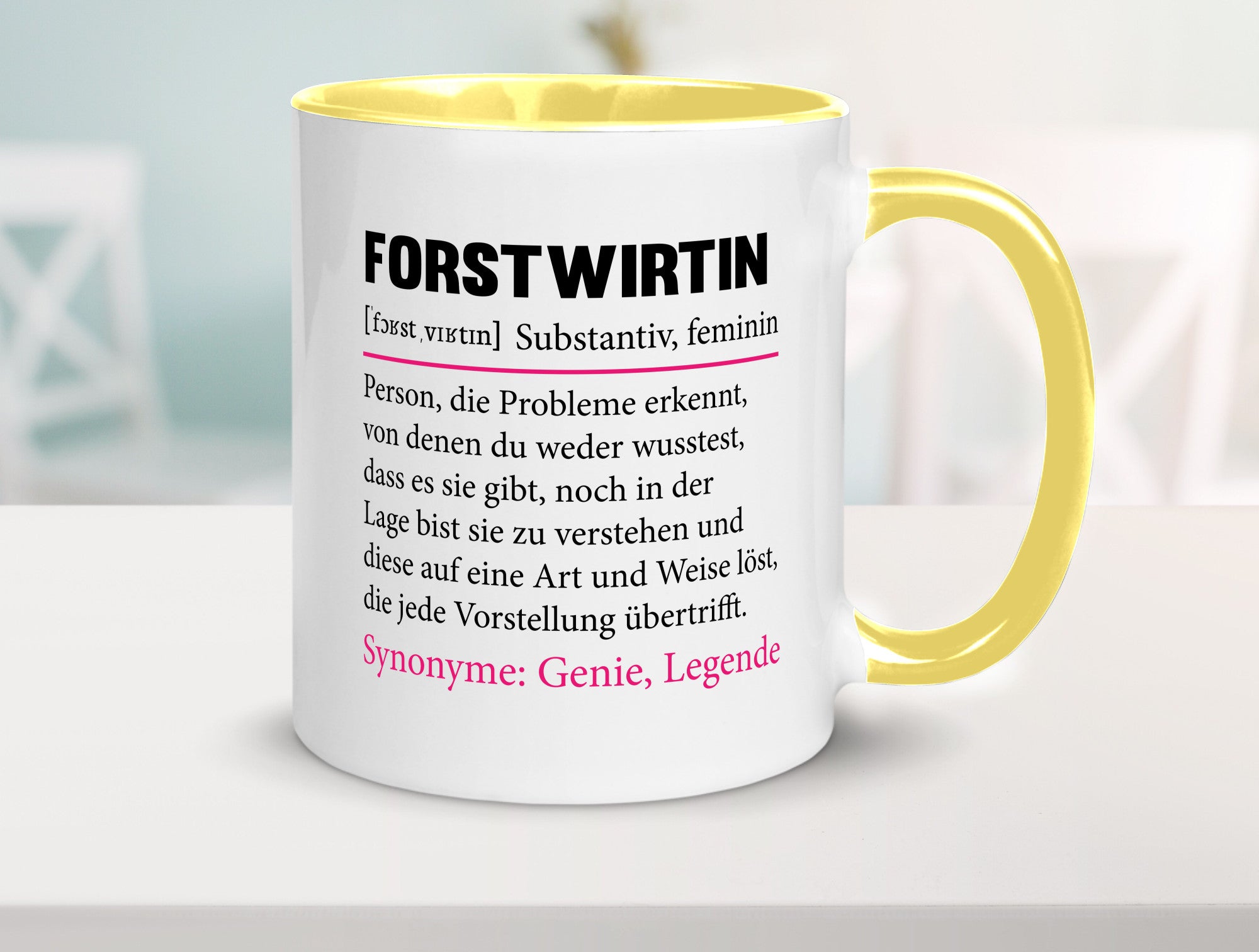 Forstwirtin | Beruf Spruch Forst Wirtin Humor Arbeit Kollegen Büro Geschenkidee