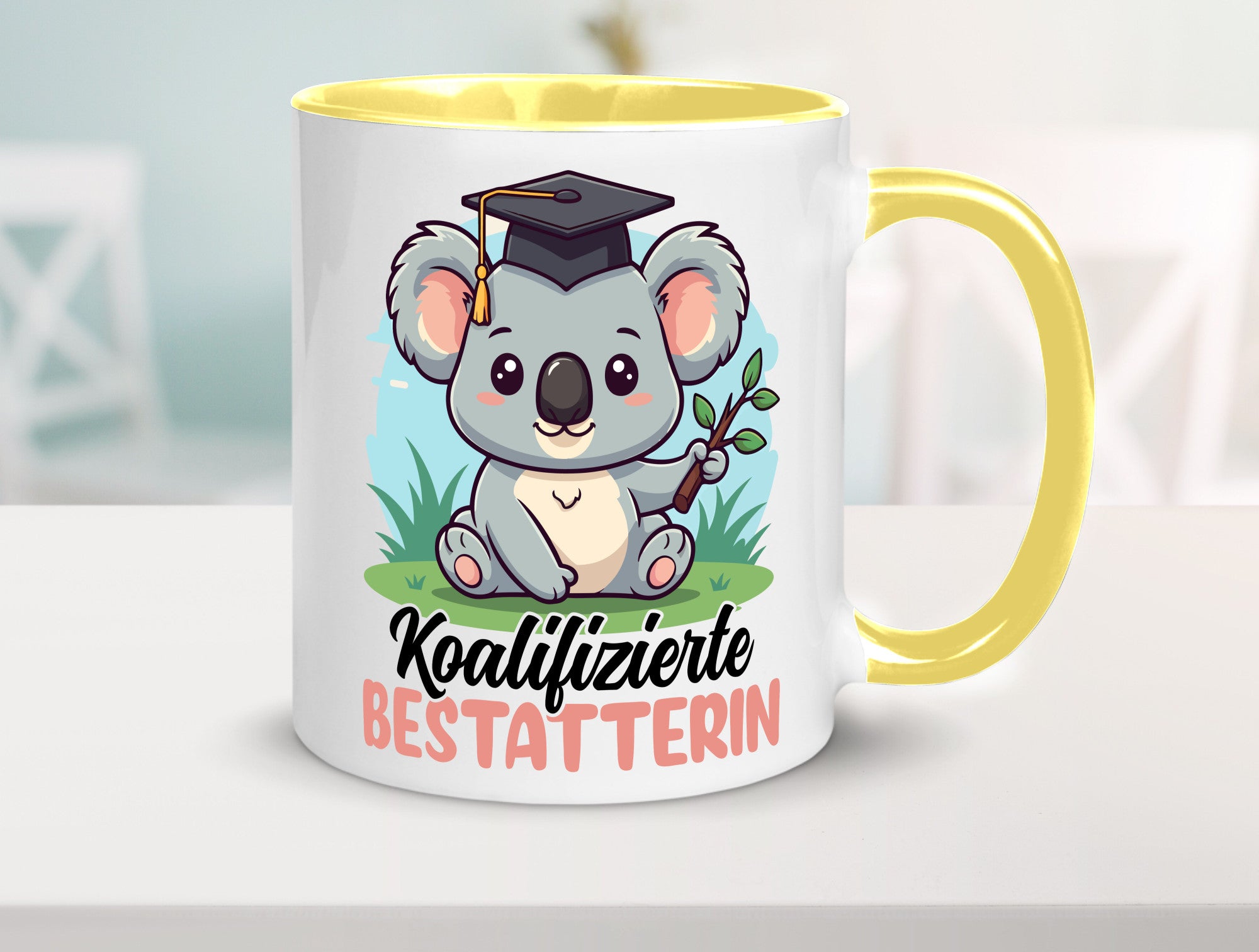 Koalifizierte Bestatterin | Bestattung Totengräberin Humor Geschenkidee Tasse