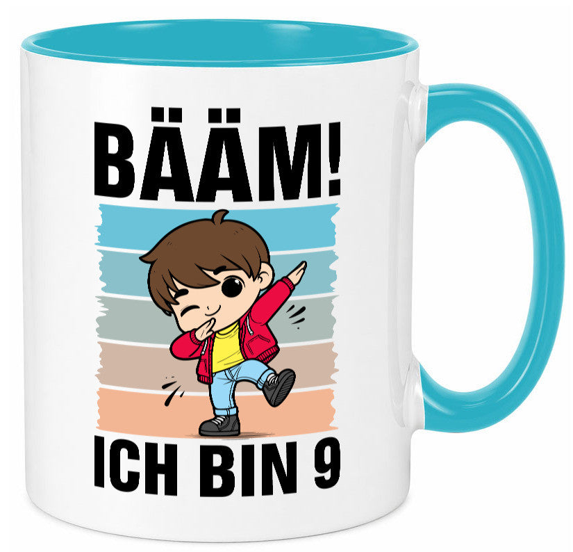 9. Geburtstag | Ich bin 9 Jahre Bäääm Dabbing Kind lustig Geschenkidee Geschenk Tasse