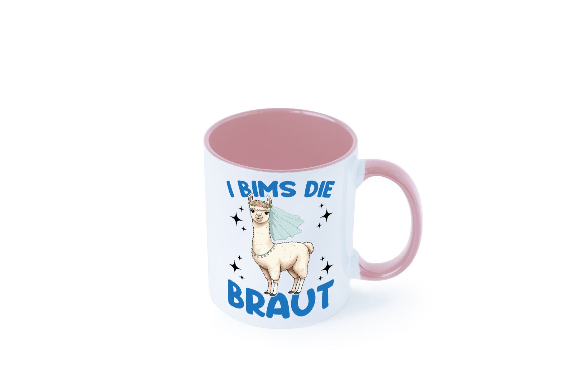 I Bims die Braut | Lama JGA Hochzeit lustig Humor Geschenkidee Geschenk Tasse