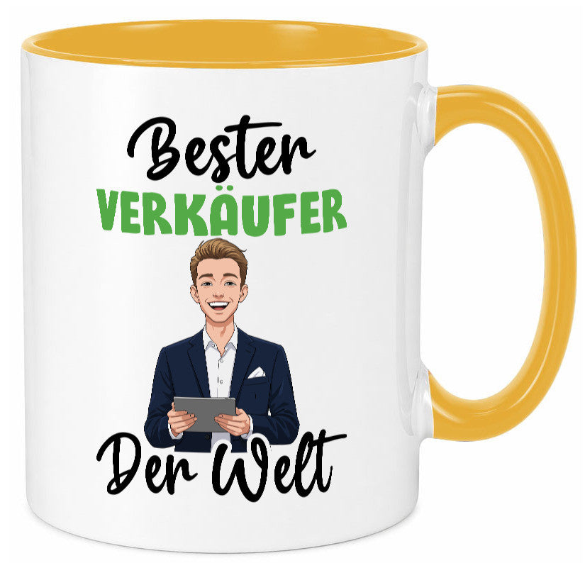 Bester Verkäufer | Kollege Verkaufsjob v2 Geschenkidee Arbeit Kollegen Büro Tasse