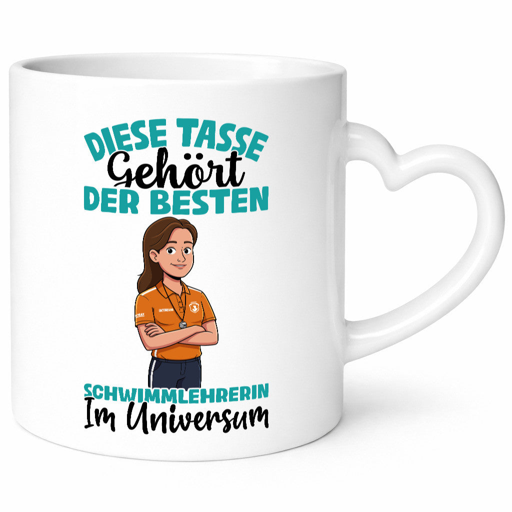 Im Universum: Schwimmlehrerin | schwimmen Lehrer lustig Humor Geschenkidee