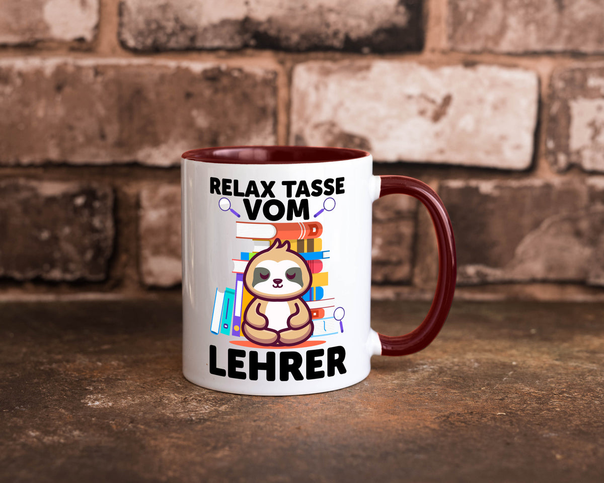Relax Tasse: Lehrer | Schule Beruf Schüler lustiger Spruch Geschenk Arbeit